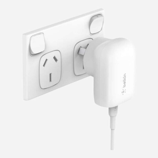 Belkin USB-C 30W Wall Boost with PPS Charger - Fast Charging for iPhone 13 & Samsung Galaxy S23 Ultra