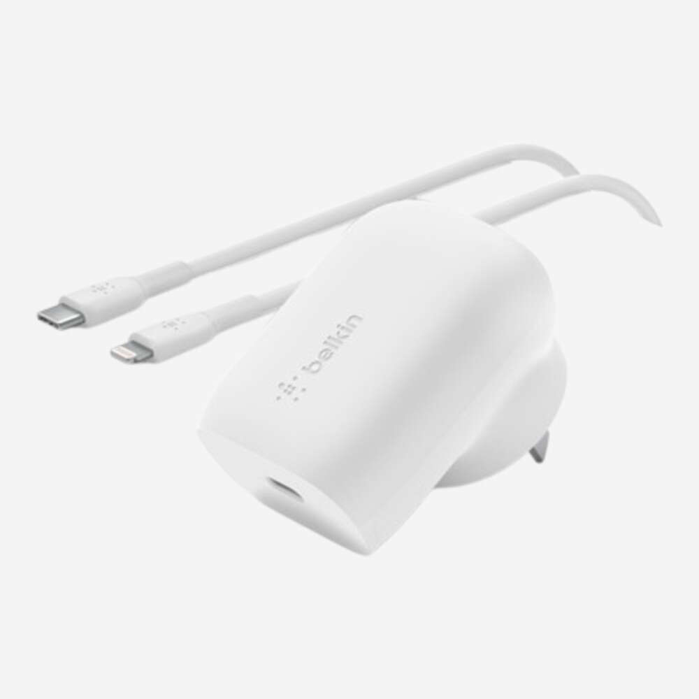 Belkin USB-C 30W Wall Boost with PPS Charger - Fast Charging for iPhone 13 & Samsung Galaxy S23 Ultra