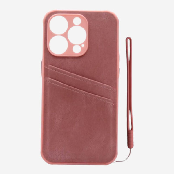 Card Slot Phone Case With Lanyard For iPhone Models