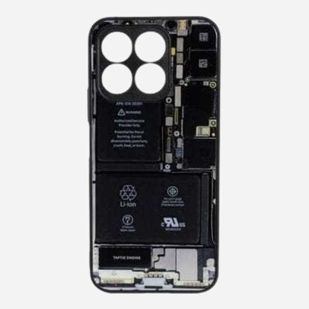 honor-x8b-circuit-print-cover-case-v7