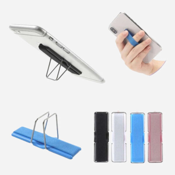 Magnetic Stand Phone Back Finger Grip Strap - Securely attach your phone to any metal surface