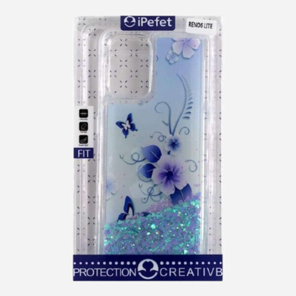 Oppo A74/ F19/ Reno6 Lite Glitter Cover & Case