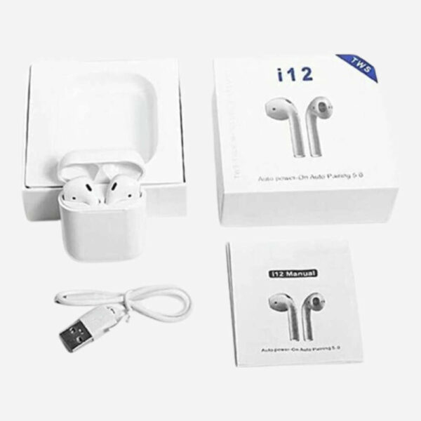 TWS i12 Auto Power-On Auto Pairing 5.3 EarBuds