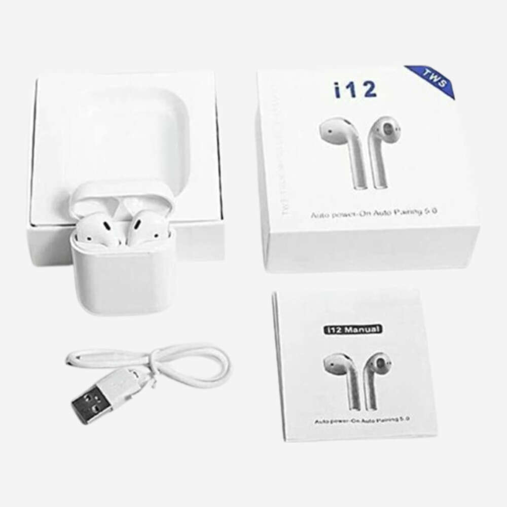 TWS i12 Auto Power-On Auto Pairing 5.3 EarBuds