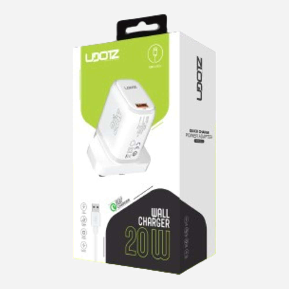 Udotz 20W Micro USB Charger - Fast Charging for Smartphones