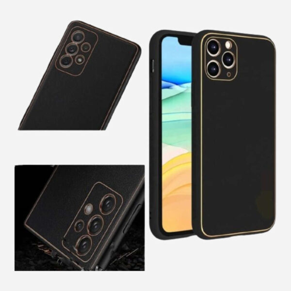 Vivo X Series Gold Plated Leather Cover & Case