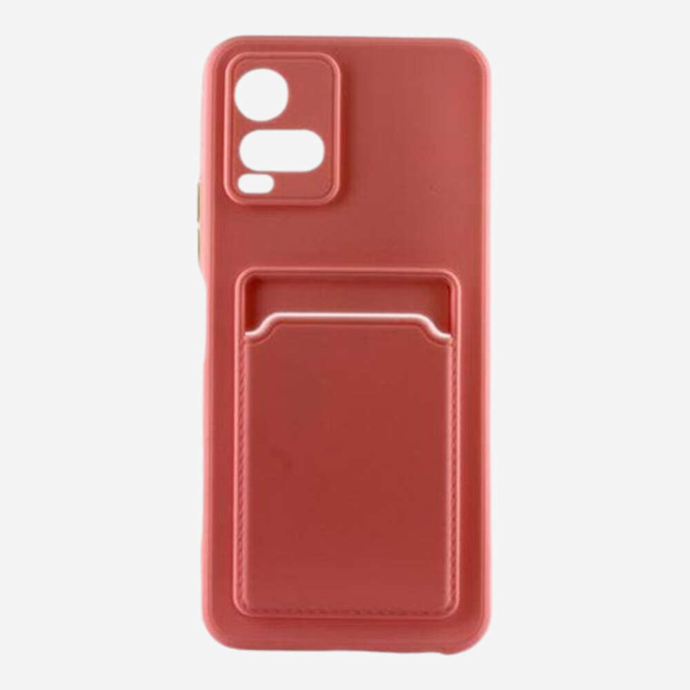 Vivo Y21/ Y21S/ Y21T/ Y33S Silicone Card Holder Cover & Case