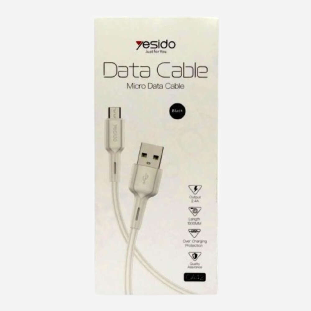 Yesido Micro USB Data Cable, 2.4A Fast Charging, Overcharging Protection